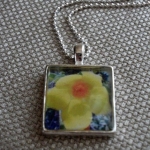 Yellow flower necklace $30 USD