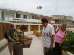 Welcoming them at Tropic Air