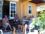 Breakfast pool party