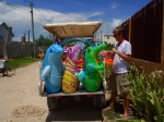 Strapping in our floaty friends
