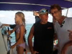 Heading to Hol Chan on the Seaduced Catamaran