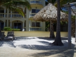 Our suite on the right - I am standing in the sea to take this pic