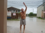 Jack's new outdoor shower