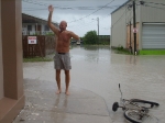 Jack's new outdoor shower
