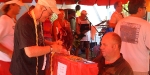 Forrest buying raffle tickets