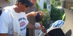 Steve and Josh cooking up the ribs