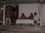 Meeting people at Sunset Restaurant