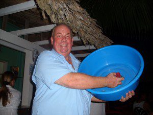 Robbie selling jello shots