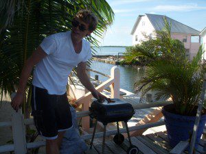 BBQ by the pool