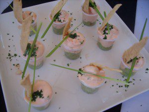 Shrimp and guacamole Shrimp and guacamole