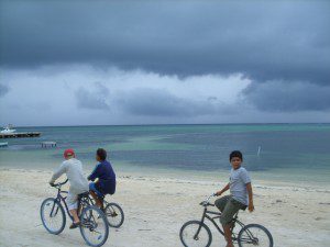 Alex and his friends riding on the beach Alex and his friends riding on the beach