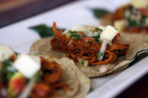 Cochinita pibil tacos at Ka'ana