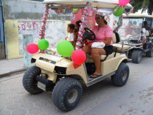 Brightly decorate cart Brightly decorate cart
