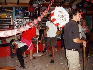 Jason smacked that pinata out fast
