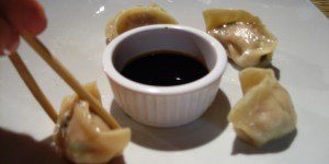 Pork Dumplings at Hummingbird Cafe Pork Dumplings at Hummingbird Cafe