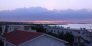 Sunset on the lagoon