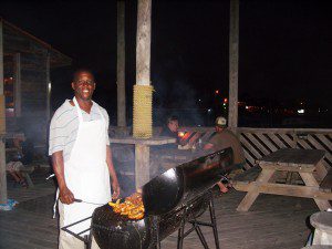 John cooking Barbecue John cooking Barbecue