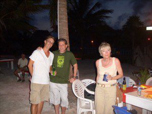 Paul Bruce and Laura Crazy Canucks San Pedro Belize