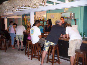 Working on Bonus Round and waiting for Roadkill Trivia night to start Roadkill Bar San Pedro Belize