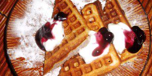 Blueberry Wafles Changes in Latitudes Bed and Breakfast