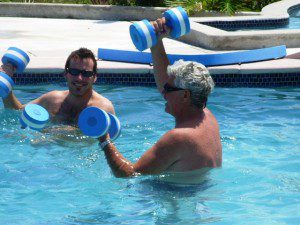 Scott and Pedro San Pedro Fitness Center