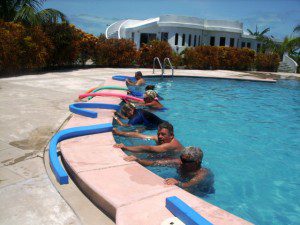 Cool down stretches San Pedro Fitness Center
