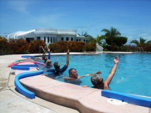 Cool down stretches San Pedro Fitness Center