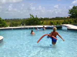 Maureen's aquafit class San Pedro Fitness Club
