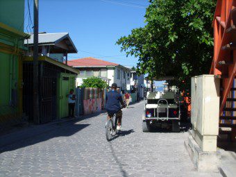 Heading towards the lagoon Downtown San Pedro Belize