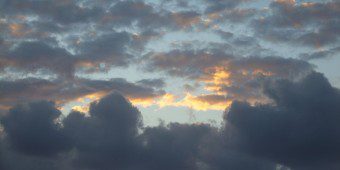 Morning Clouds Ambergris Caye Belize