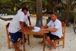 18 Signing up kids for sailing Belize Sailing Club