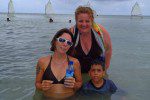 41 time for a dip in the sea Caribbean Villas beach Resort Ambergris Caye Belize