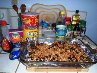 Homemade granola Belize kitchen