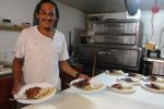Walter's Chicken plate Pedro's Sports Bar Belize