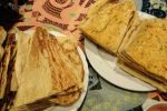 Garlic and regular Nan food in belize pictures