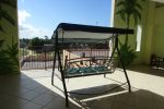 Swing just outside the elevator belize accommodations