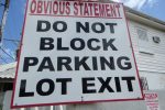 Love the top wording - 'Obvious Statement' Belize city picture