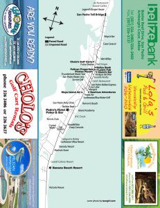 San Pedro Belize Map Guide San Pedro Belize Map