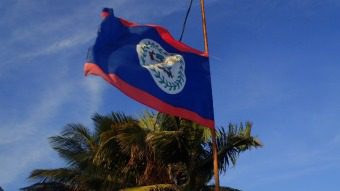 belize flag picture