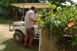 1. Catching a ride to town san pedro town ambergris caye belize