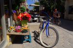 Waiting for Gigi and Zac on middle street downtown san pedro belize pictures