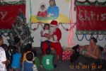 Santa visits Holy Cross School belize schools