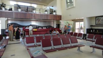 Tropic Air departure lounge belize honduras