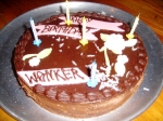 Happy Birthday Wanker cake