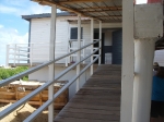 Ramp to the new washroom building